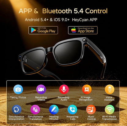VisionAI Smart Glasses – Lentes Inteligentes con Cámara y Audio