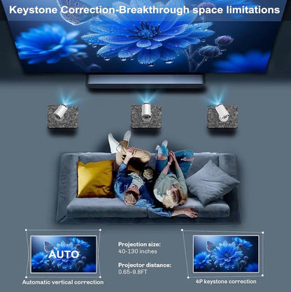CinePocket 4K – Mini Proyector Portátil Inteligente